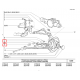 Rondelle M16 de butée triangle inférieur