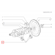 Jeu de coussinets de paliers de vilebrequin +0.25mm